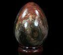 Colorful Petrified Wood Egg #33739-1